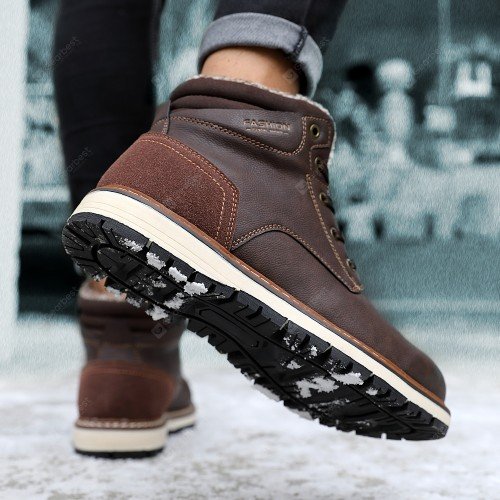 Fashion Men Winter Snow Boots Warm Boots Snow Work Shoes Outdoor Snow Boots