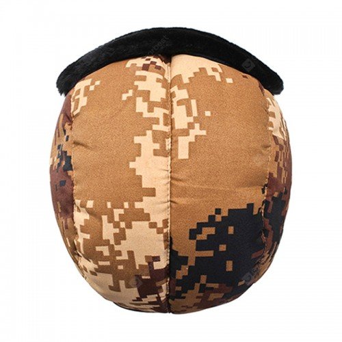 Men Camouflage Thick Ear Protective Bomber Hat Stylish Warm Cap