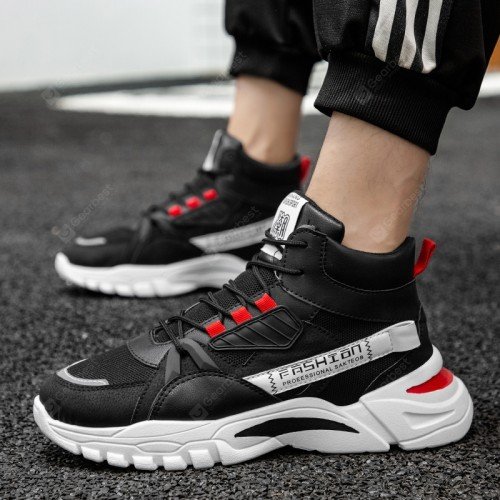 Men Outdoor Casual Boots Trend High-Tops Sneakers Fashion Sports Shoes